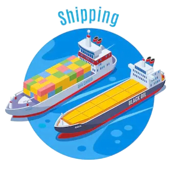 shipping vector